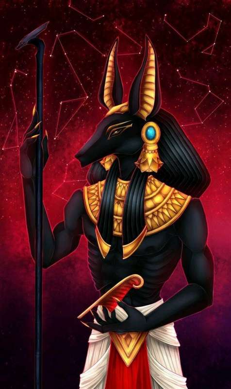 Боги древнего Египта ра Анубис