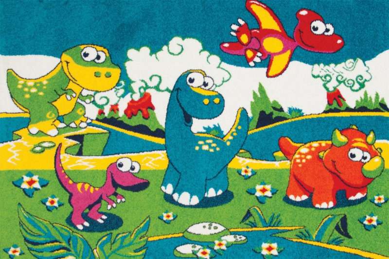 Детский ковер с динозаврами