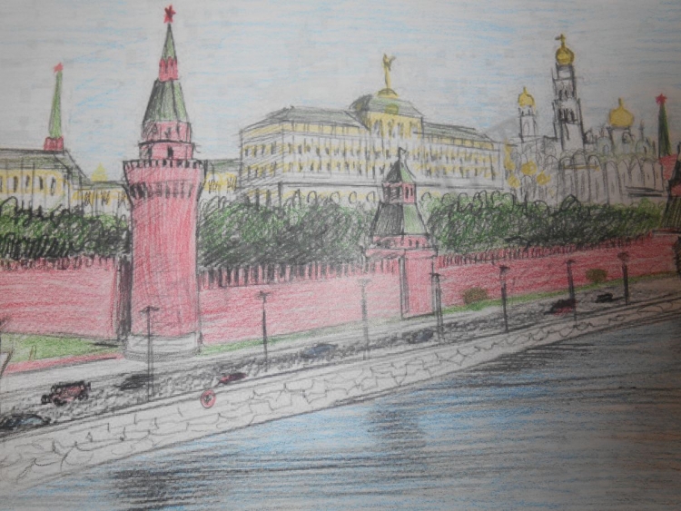 Природа Москвы рисунки