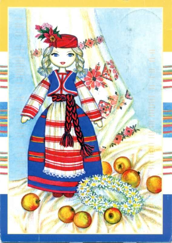 Белорусские открытки в национальном стиле