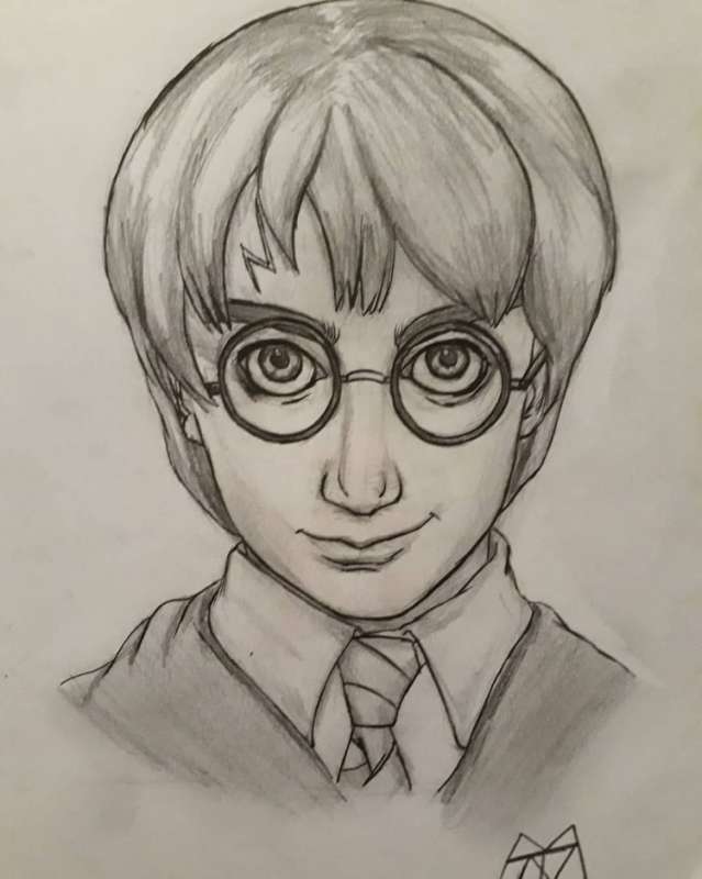 Гарри Поттер рисунок