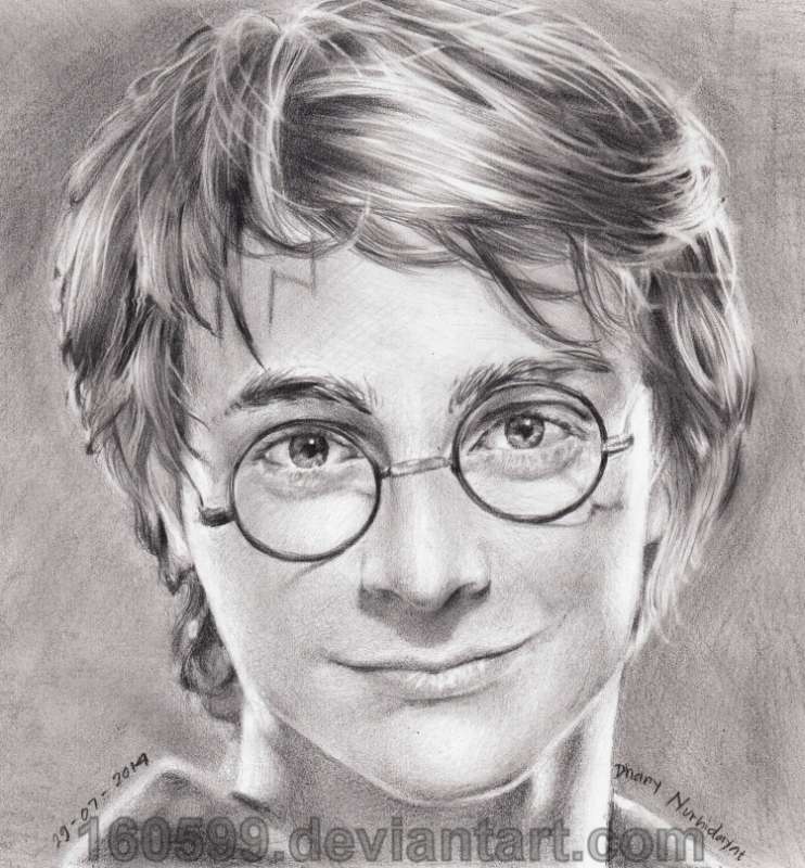Гарри Поттер портрет мультяшный