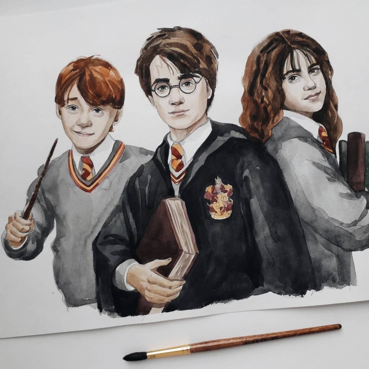 Рисунки по тематике Гарри Поттера