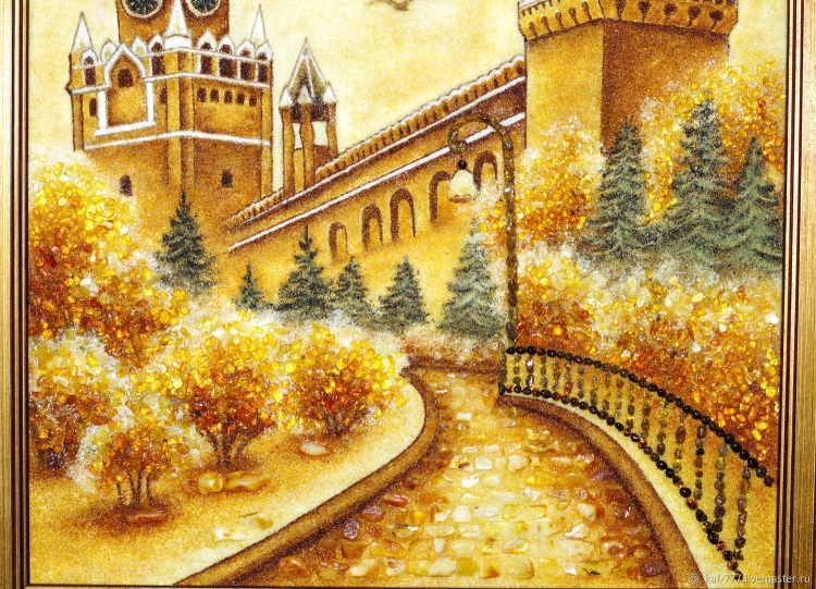 Картины из янтаря Королевский замок