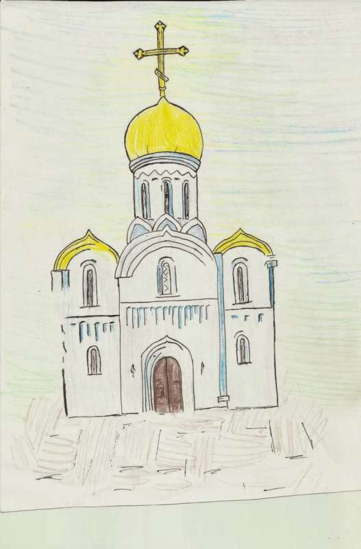 Рисунки на православную тему для детей легкие