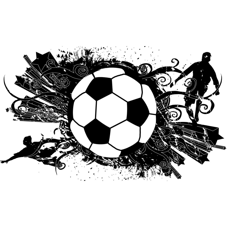 Лёгкие рисунки на тему фудбол
