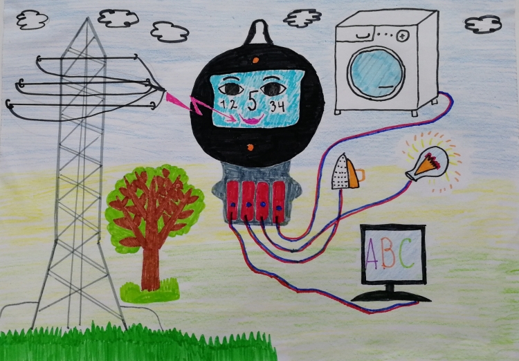 Рисунок на тему электричество