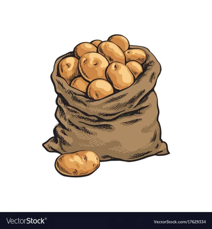Мешок с картошкой для детей