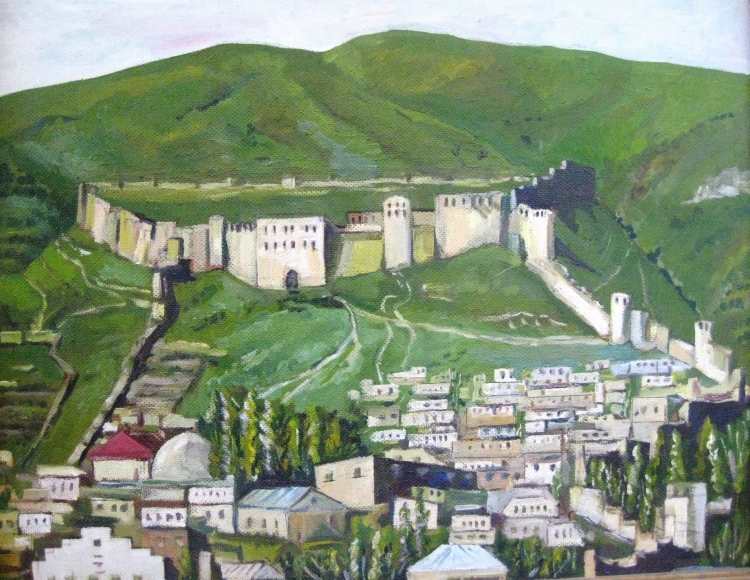 Крепость Нарын кала картина