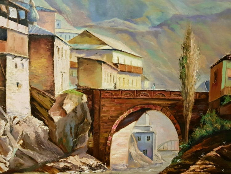 Ахты Дагестан картина художника