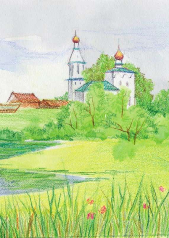 Рисунок на тему Русь православная