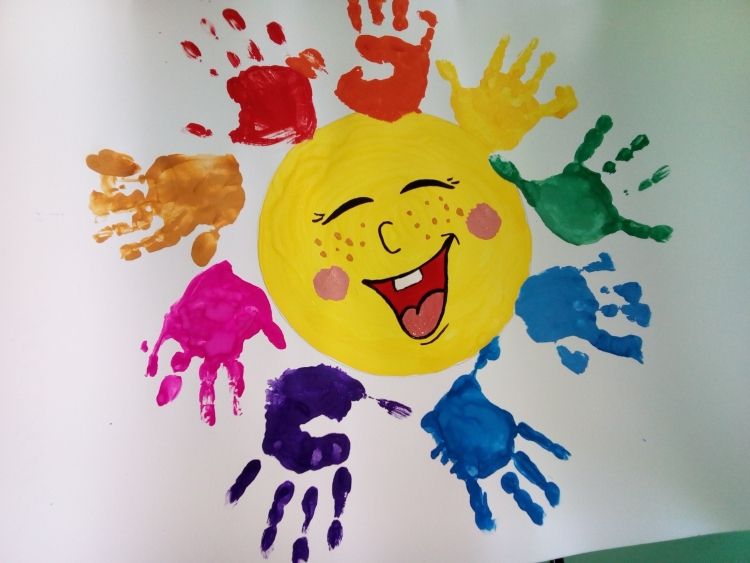 Рисование ладошками в детском саду