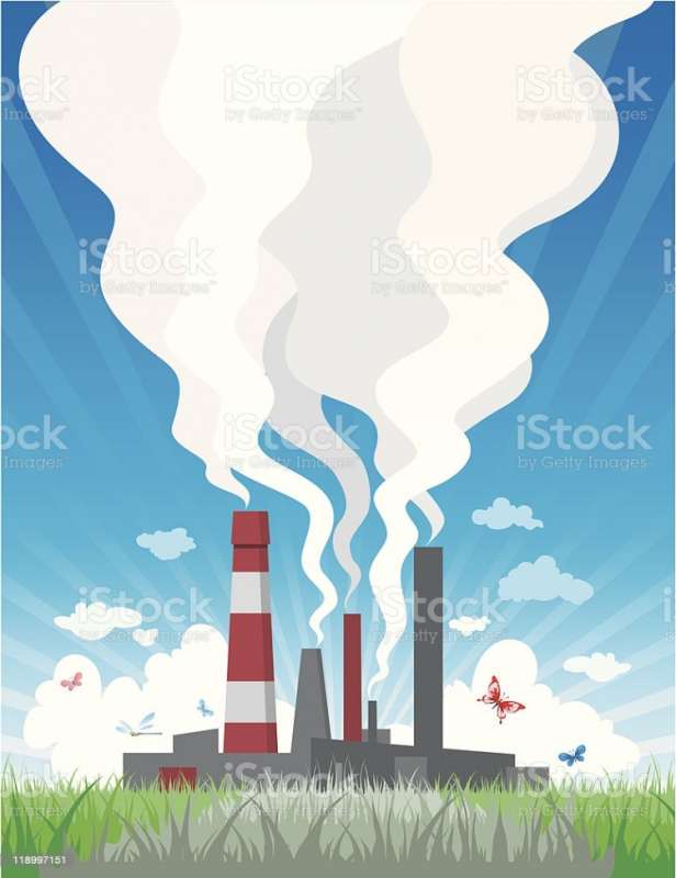 Загрязнение воздуха плакат