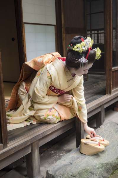 Ноги гейши в Японии